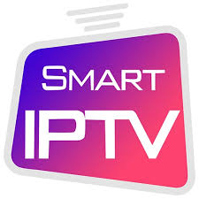 Smart IPTV app interface displayed on Samsung Smart TV screen